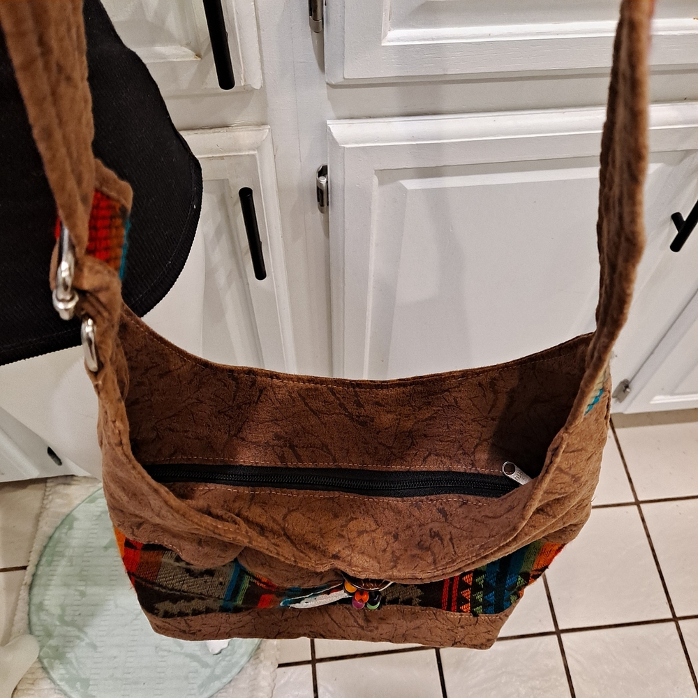 Wolf Emblem Brown And Multicolor Patterned Women'… - image 7